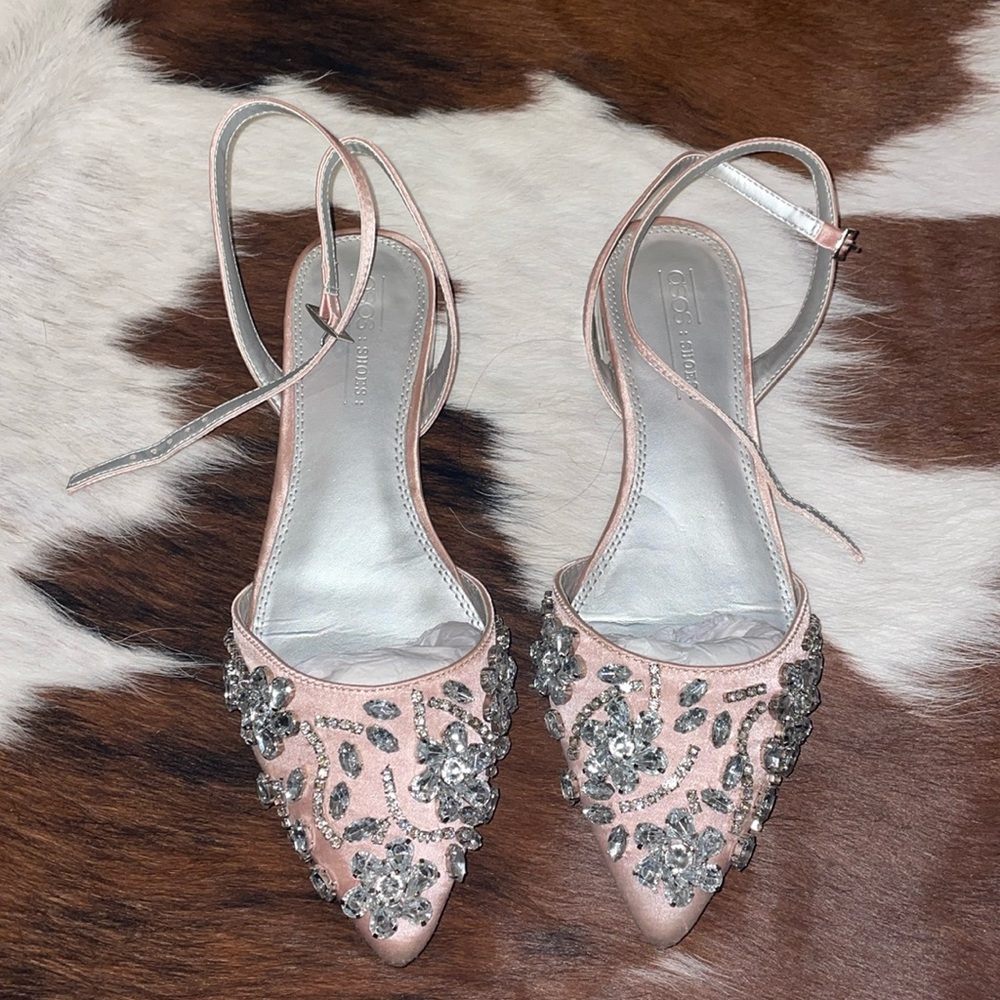 Jeweled ASOS Kitten Heels